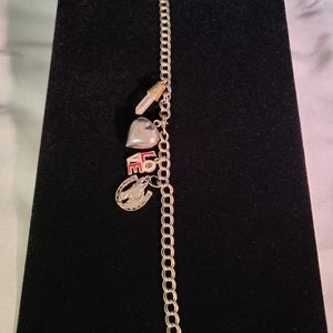 Sterling Silver Italian Charm Bracelet